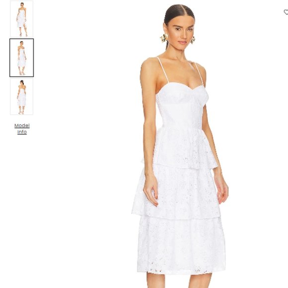 NEW Amanda Uprichard Rosalia Dress - Picture 2 of 6